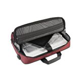 Classone Taranto VP3005 15.6"Su geçirmez kumaş, Notebook,Laptop Çantası-Bordo