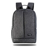 Classone BP-Z204-WL600 Mouse -15.6" Su Geçirmez Kumaş Laptop ,notebook Sırt Çantası Gri+Kablosuz Mou