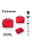 Classone WTX302 WTXpro Serisi 15.6 inch Uyumlu Su Geçirmez Kumaş Macbook, Laptop , Notebook El Çant