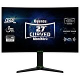 Monster Aryond A27 V1.2 27" 240Hz 1 ms Full HD G-Sync FreeSync Curved Pivot Hoparlörlü Oyuncu Monitörü