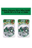 Kahve Dünyası Küre Mini Sütlü Gofrik 50 x 12.5 gr x 2 Adet