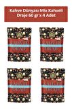 Kahve Dünyası KAHVELİ KARIŞIK DRAJE 60 GR x 4 Adet