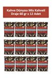 Kahve Dünyası KAHVELİ KARIŞIK DRAJE 60 GR x 12 Adet