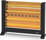 Simfer Dysis Htr-7431 2800 W Termostatlı Elektrikli Ayaklı Quartz Soba 51 m2