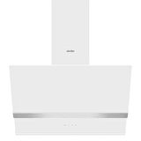 Simfer SD8739 60 Cm Premium Inox Dekorlu Beyaz Cam Davlumbaz