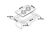 Simfer 3370 2G Elektrikli 30 cm Siyah Cam Ankastre Ocak