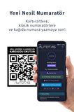 AutoTag Qr Kodlu Akıllı Araç Etiketi - Karekod Numaratör - İçten Yapıştırmalı Cam Etiket