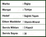 Bigjoy Kompleks Vitamin Multibig Multivitamin Mineral 90 Kapsül