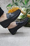 Pierre Cardin 25109 Siyah Hakiki Deri Erkek Babet Loafer Erkek Ayakkabı