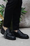 Pierre Cardin 241075 Siyah Hakiki Deri Erkek Loafer Erkek Ayakkabı