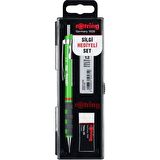 Rotring Tikky Okul Seti 0.7 mm Koyu Yeşil Versatil Kalem + Silgi + Uç