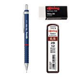 Rotring Retro Versatil Uçlu Kalem Uç-Silgi 3 lü Okul Seti 0.5