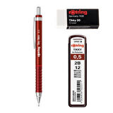 Rotring Retro Versatil Uçlu Kalem Uç-Silgi 3 lü Okul Seti 0.5
