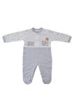 Kız Bebek Gri Jungle Patikli Tulum 3015