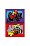 Eğitici ve Eğlenceli Kum Boyama Seti-Red Castle Araba & Kepçe DS-208