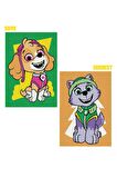 Paw Patrol Skye&Everest Eğitici ve Eğilenceli Kum Boyama Seti 2in1-Red Castle DSA-03