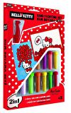 Hello Kitty Eğitici ve Eğlenceli Kum Boyama Seti 2in1-Red Castle DS-20