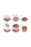 Disney Princess Boncuk Aktivite ve Oyuncak Seti 5 Figür-Pixel Pixel Boncuk B16-05