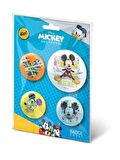 Rozet Seti, Disney Mickey and Fiends (4 Adet)