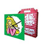 Disney Aurora Saat (Clock) Kum Boyama Seti-Red Castle S-0018