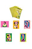 Disney Minnie Mouse, 5 Adet Büyük Boy A4, Kız Çocuk Kum Boyama Kartı Seti-Red Castle KB-D-051