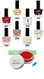 Kalyon Oje 8'Li Set-5+joy line Kaş Şekillendirici Ve Sabitleyici Wax 50ml