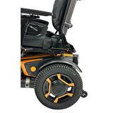 Poylin Fonksiyonel Akülü Tekerlekli Sandalye Turuncu | Ayarlanabilir Oturum Genişliği, 45 Km Menzil, Elektromanyetik Fren P267