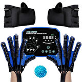 Robotik El Rehabilitasyon Cihazı | Otomatik Çapraz Parmak Egzersizi ile Felç ve Travma Sonrası Hızlı İyileşme Desteği C12 (Çift El)