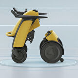 Poylin Masaj Koltuklu Akülü Tekerlekli Sandalye | 25 Km Menzilli, Katlanabilir ve Lüks Tasarım P911