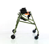 WOLLEX Pediatrik Ters Walker | Katlanabilir,Yüksekliği Ayarlanabilir ve Hafif Alüminyum Yapı WG-W941