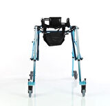 WOLLEX Pediatrik Ters Walker | Katlanabilir, Alüminyum Gövde ve Ayarlanabilir Yükseklik WG-W942