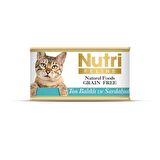 Nutri Feline Tahılsız Ton Balıklı Sardalyalı Kedi Konservesi 85 Gr