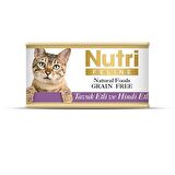 Nutri Feline Tahılsız Tavuk Etli Hindili Kedi Kons