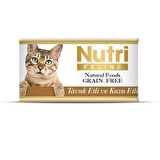 Nutri Feline Tahılsız Tavuk Etli Kuzulu Kedi Konse