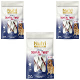 Nutri Canin Dental Twist Biftekli Diş Sağlığı Köpek Ödülü 80 Gr x 3 Adet