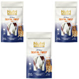 Nutri Canin Dental Twist Ördekli Diş Sağlığı Köpek Ödülü 120 Gr x 3 Adet