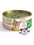 Nutri Feline 85Gr Ton Balıklı Somonlu 6Adet Yaş Kedi Maması