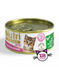 Nutri Feline 85Gr Yavru Tavuk Etli Ton Balıklı 12Adet Tahılsız Kitten Yaş Kedi Maması
