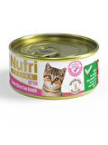 Nutri Feline 85Gr Yavru Tavuk Etli Ton Balıklı 24Adet Tahılsız Kitten Yaş Kedi Maması