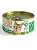 Nutri Feline 85Gr Ton Balıklı Tavuk Etli Ciğerli Tahılsız 64Adet Yaş Kedi Maması