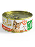 Nutri Feline 85Gr Hindi Etli Tavşan Etli Tahılsız 12Adet Yaş Kedi Maması