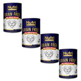 Nutri Canin 400Gr %92 Yaban Domuz Etli Tatlı Patatesli HipoAlerjenik Tahılsız 4Adet Yaş Köpek Maması