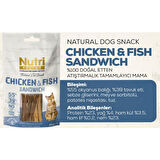 Nutri Feline 50Gr %100 Doğal Etten Natural Cat Snack Tavuk Balık Etli Atıştırmalık 1Adet Kedi Ödülü 