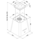 Silverline 4385 NEAT Somon Dekoratif Ada Davlumbaz A 50 cm