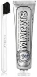 Marvis Whitening Mint Nane Aromalı Beyazlatma Doğal Diş Macunu 85 ml & Diş Fırçası 