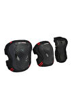 Cool Wheels Çocuk Scooter & Paten Koruma Seti – Kaliteli Dizlik ve Dirseklik Seti (S) Kırmızı FR37715