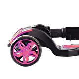 Cool Wheels Combo Oturaklı Işıklı Scooter - Pembe