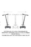 CORTIX LED IŞIKLI 3 TEKERLEKLİ KATLANABİLİR ÇOCUK SCOOTER