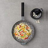 Emsan Perge Döküm Wok Tava 30 Cm