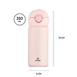 Emsan Terry Termos Pembe 350 ml